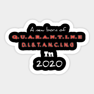 happy quarantine birthday Sticker